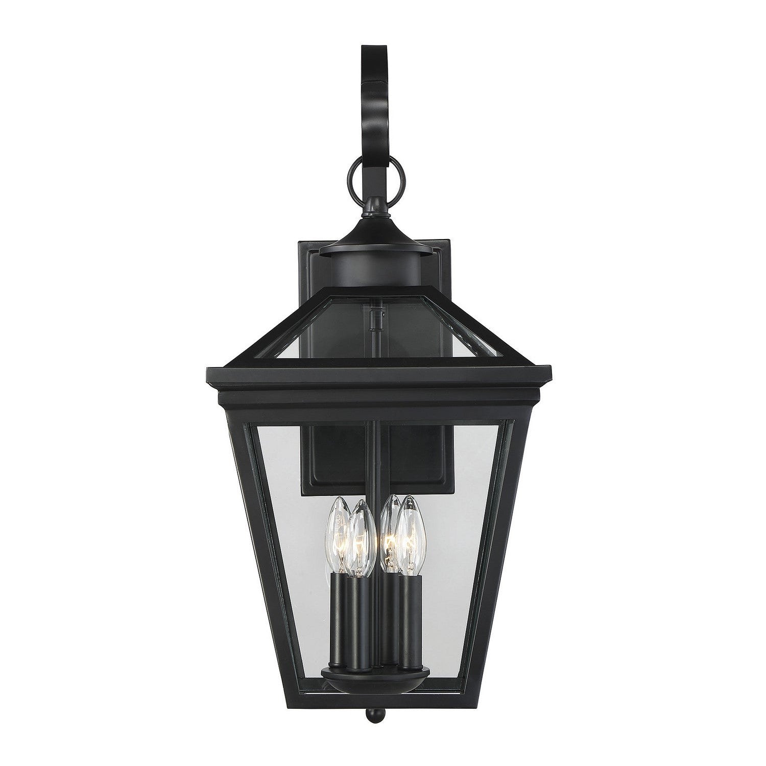 Savoy House - 5-142-BK - Four Light Outdoor Wall Lantern - Ellijay - Black
