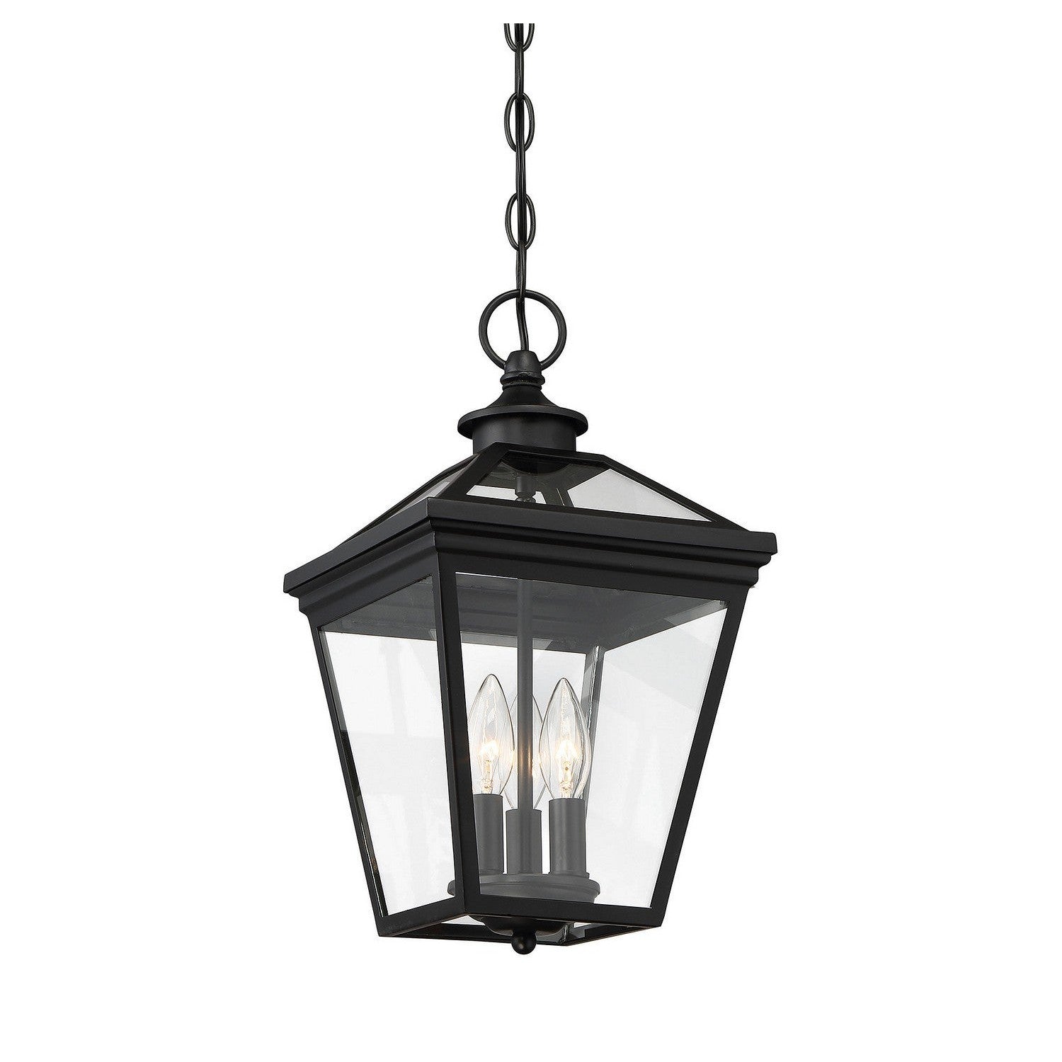 Savoy House - 5-146-BK - Three Light Hanging Lantern - Ellijay - Black