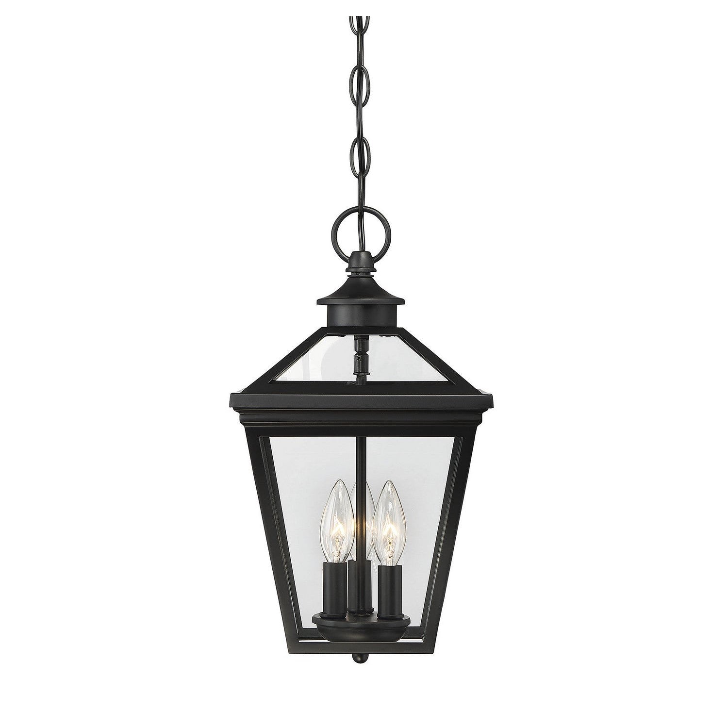 Savoy House - 5-146-BK - Three Light Hanging Lantern - Ellijay - Black