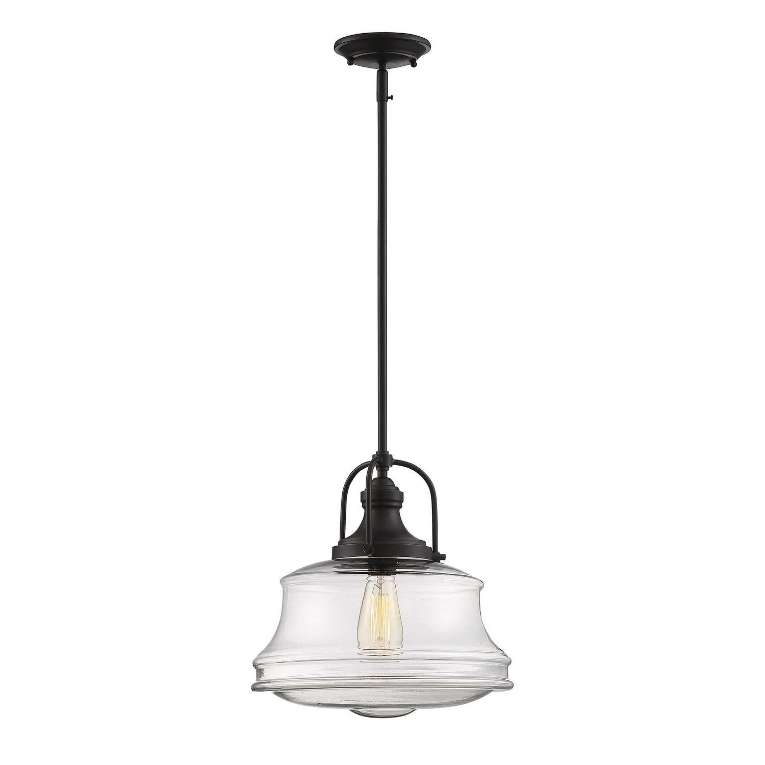 Savoy House - 7-5012-1-13 - One Light Pendant - Garvey - English Bronze