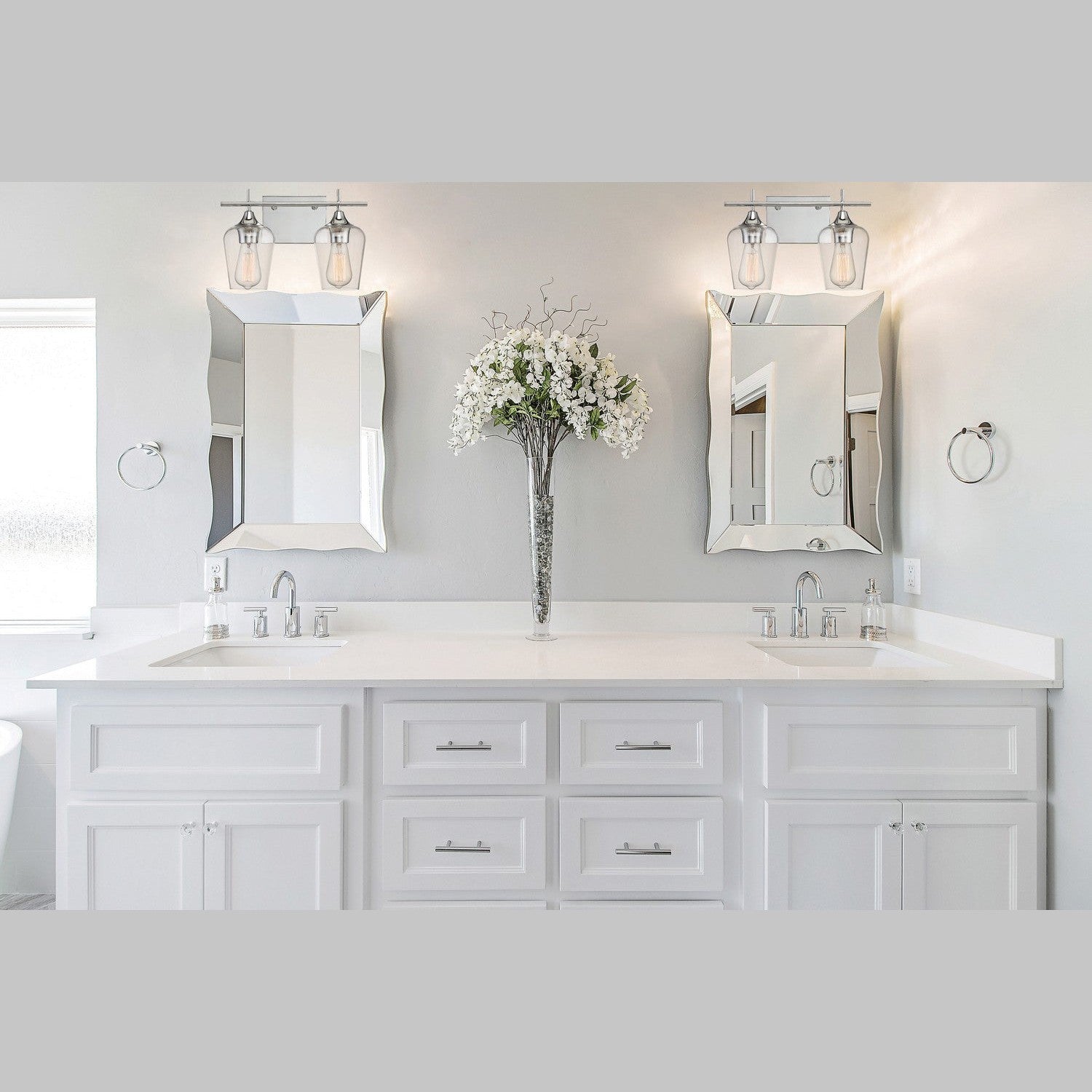 Savoy House - 8-4030-2-11 - Two Light Bath Bar - Octave - Polished Chrome