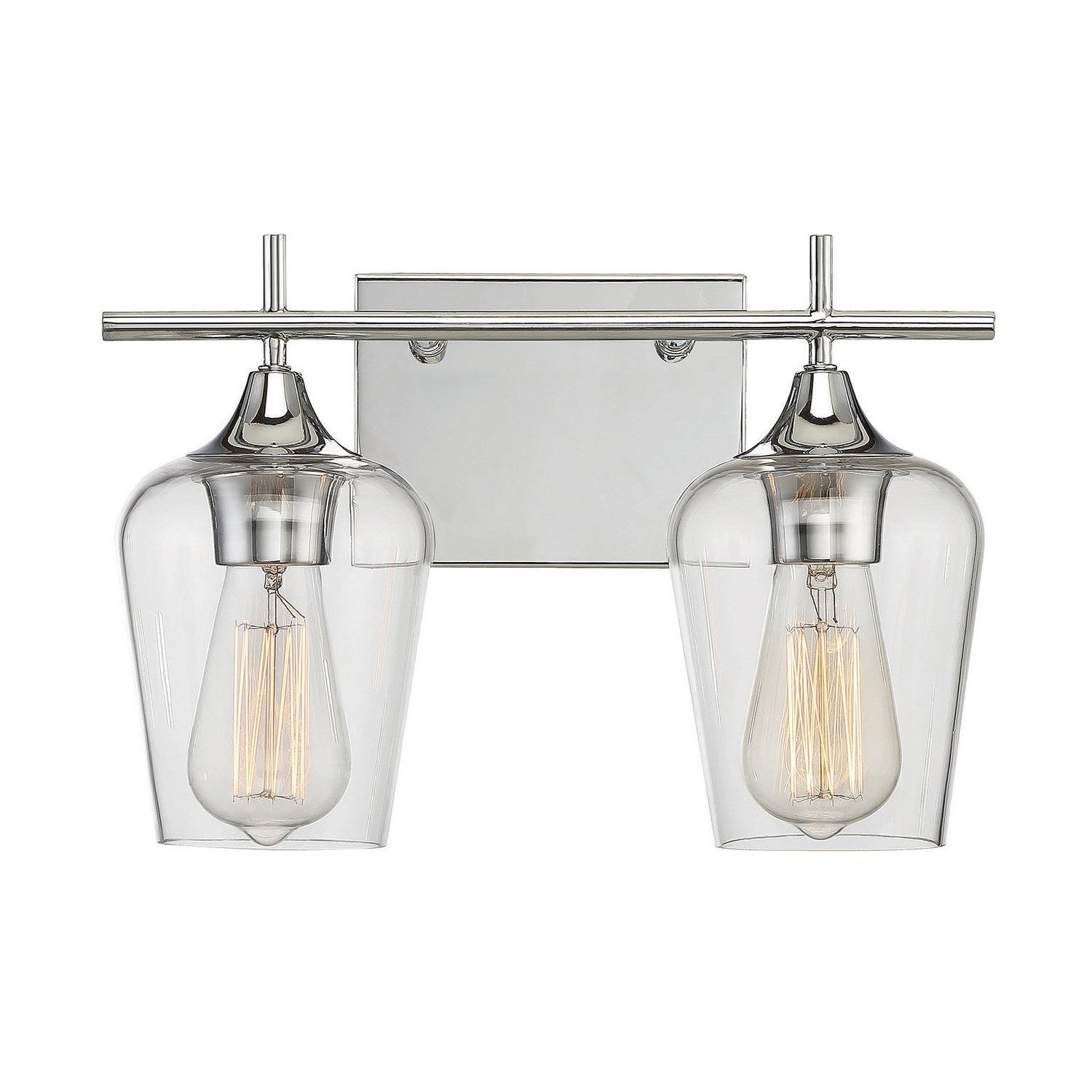 Savoy House - 8-4030-2-11 - Two Light Bath Bar - Octave - Polished Chrome