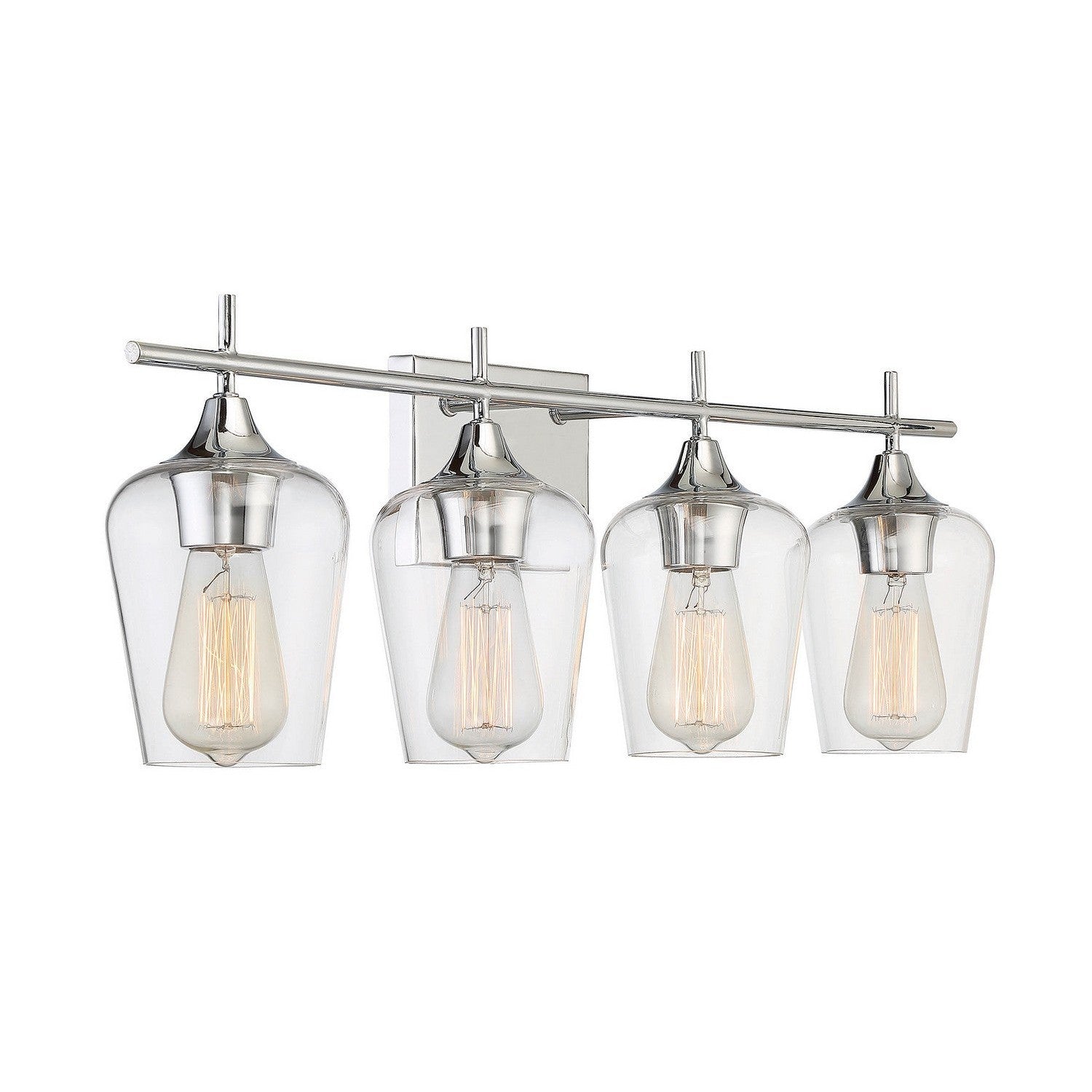 Savoy House - 8-4030-4-11 - Four Light Bath Bar - Octave - Polished Chrome