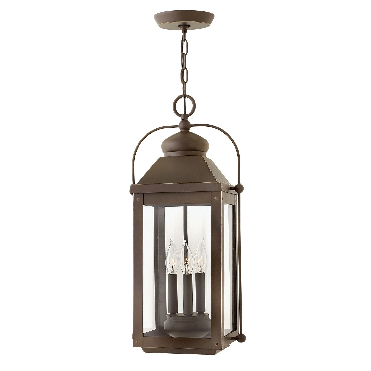 Hinkley - 1852LZ - LED Hanging Lantern - Anchorage - Light Oiled Bronze