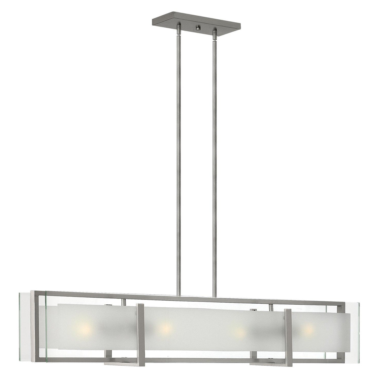 Hinkley - 3996BN - LED Linear Chandelier - Latitude - Brushed Nickel