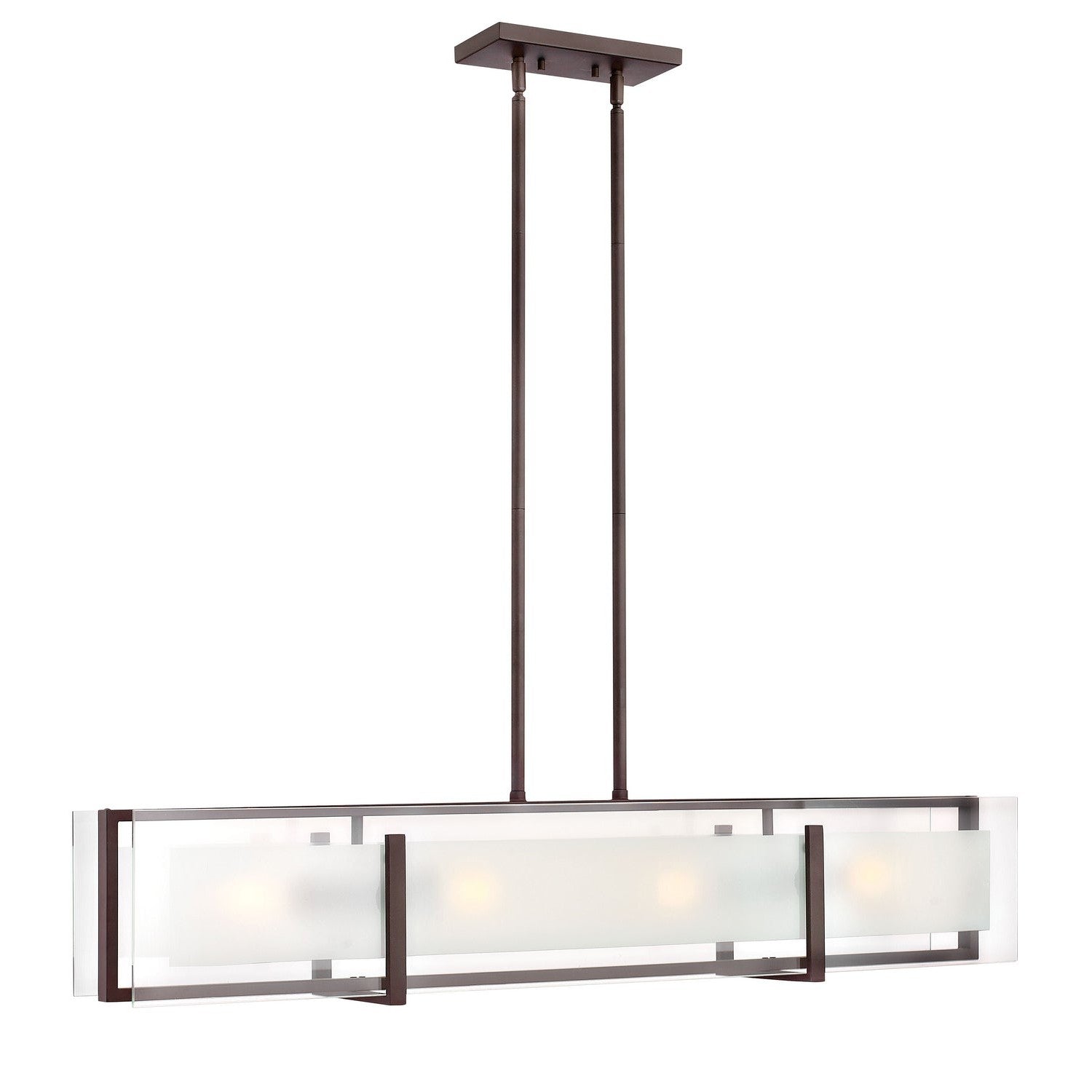 Hinkley - 3996OZ - LED Linear Chandelier - Latitude - Oil Rubbed Bronze