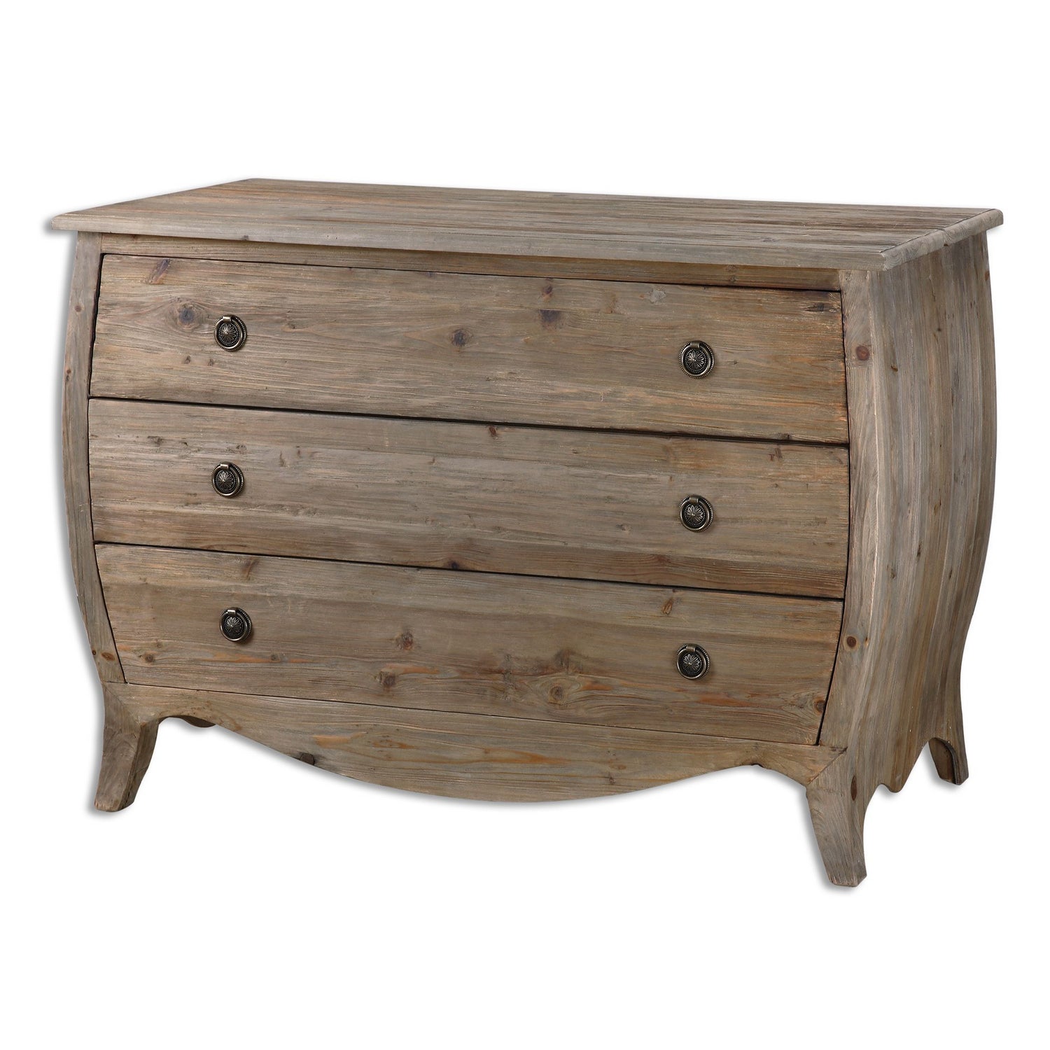 Uttermost - 24454 - Foyer Chest - Gavorrano - Burnished Pine w/Gray Wash