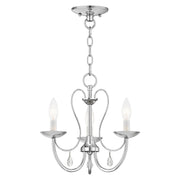 Livex Lighting - 40863-05 - Three Light Chandelier - Mirabella - Polished Chrome
