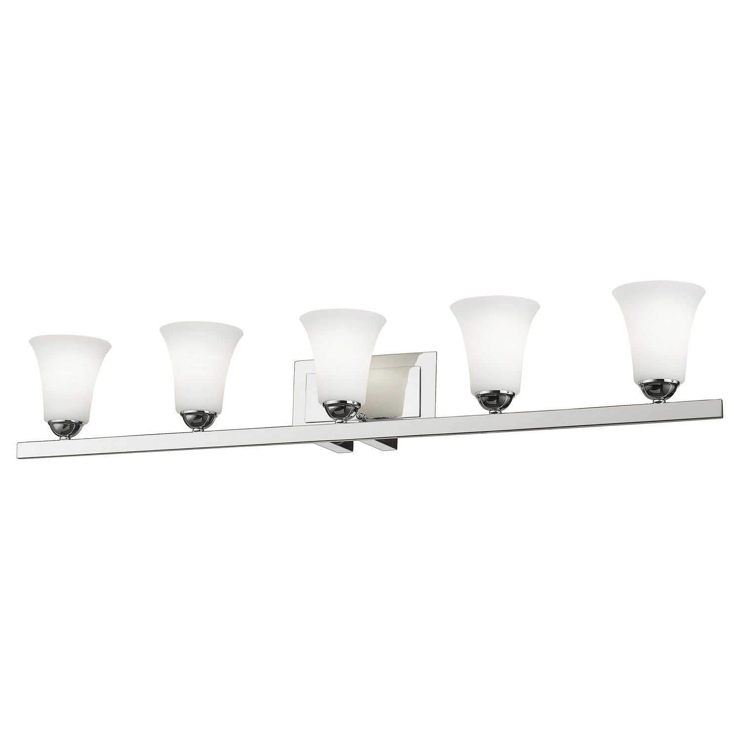 Livex Lighting - 6485-05 - Five Light Bath Vanity - Ridgedale - Polished Chrome