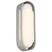 George Kovacs - P1282-295-L - LED Bracket - Floating Oval - Sand Silver