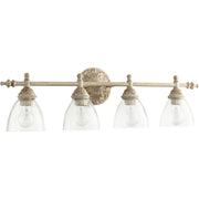 Quorum - 5257-4-70 - Four Light Vanity - 5257 Vanities - Persian White w/ Clear/Seeded