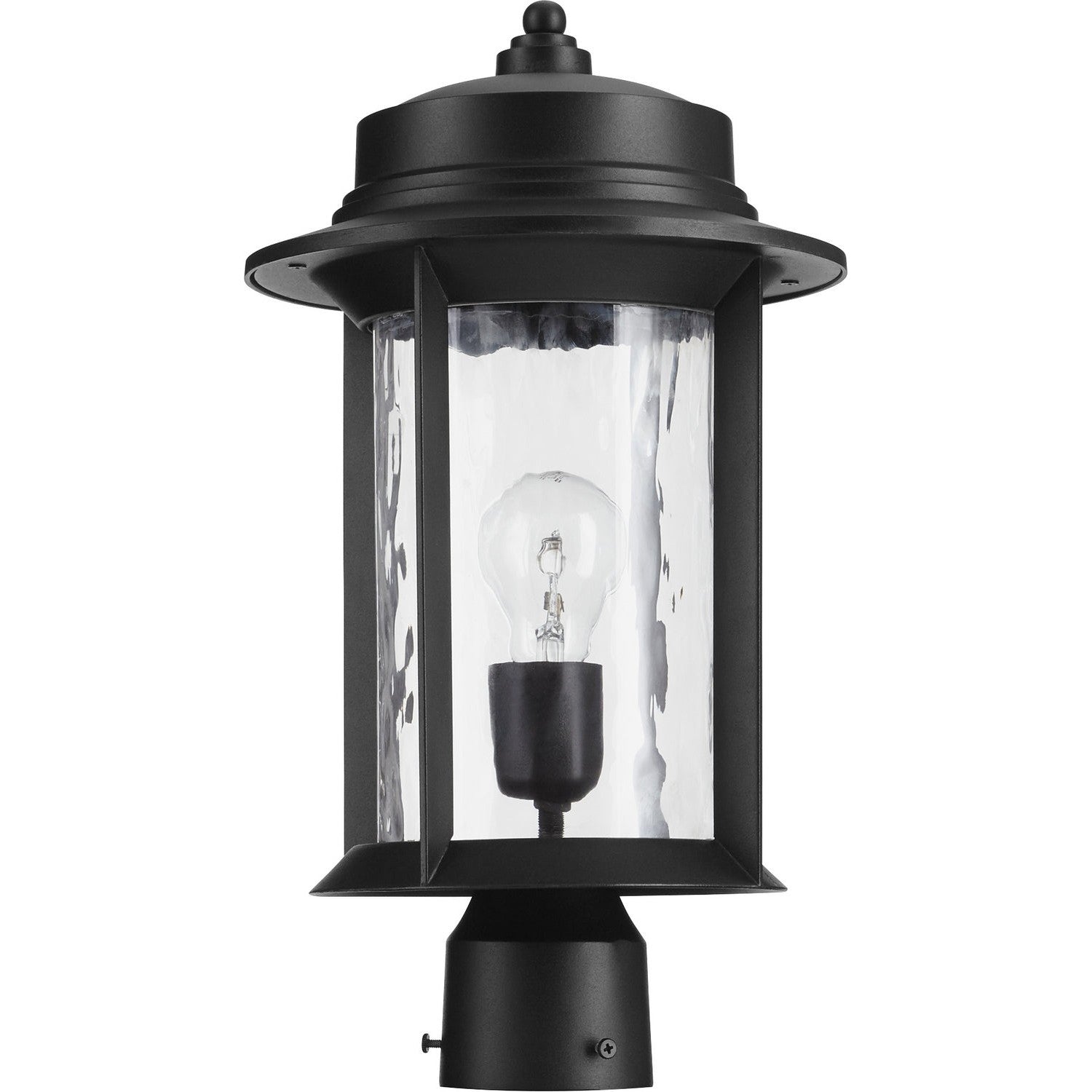 Quorum - 7248-9-69 - One Light Post Mount - Charter - Textured Black