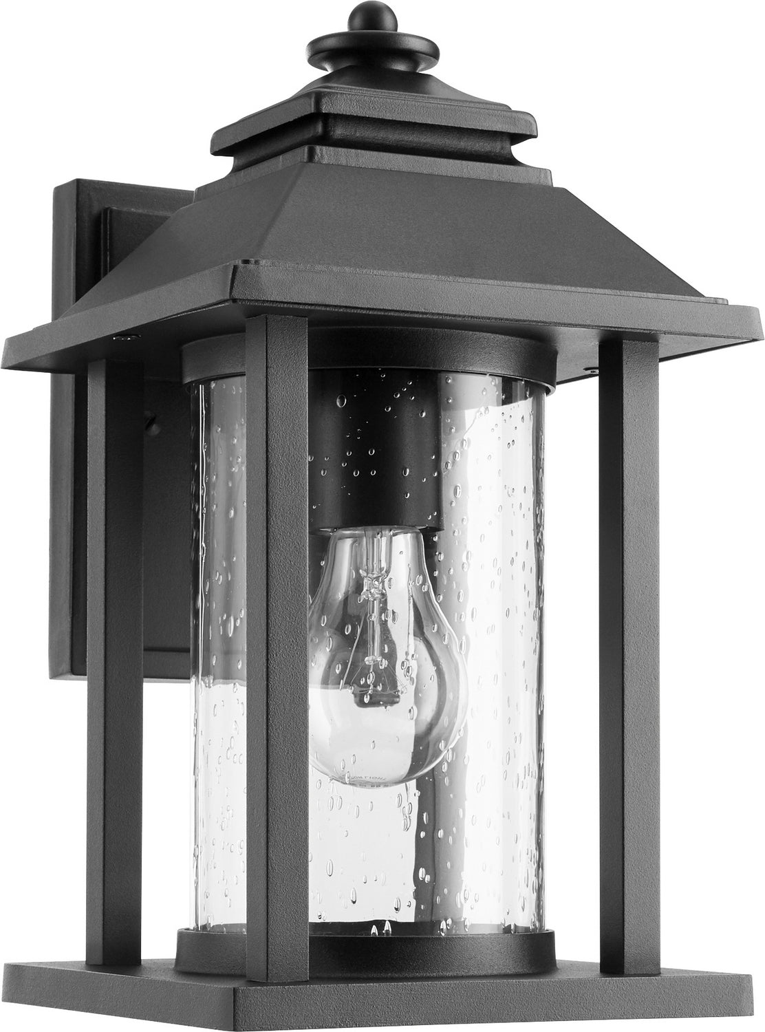 Quorum - 7271-69 - One Light Outdoor Lantern - Crusoe - Textured Black