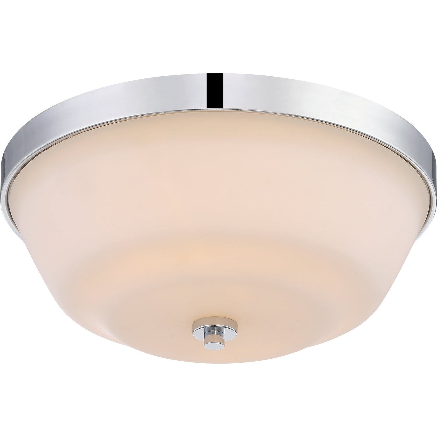 Nuvo Lighting - 60-5804 - Two Light Flush Mount - Willow - Polished Nickel