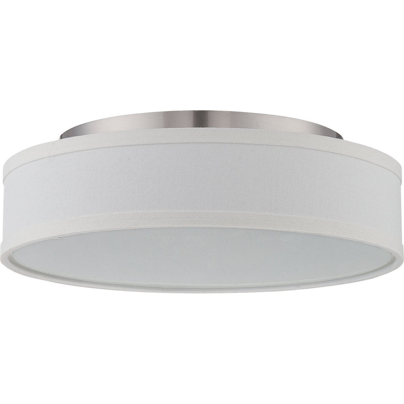 Nuvo Lighting - 62-524 - LED Flush Mount - Heather - Brushed Nickel