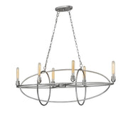 Z-Lite - 3000-6OS - Six Light Chandelier - Persis - Old Silver