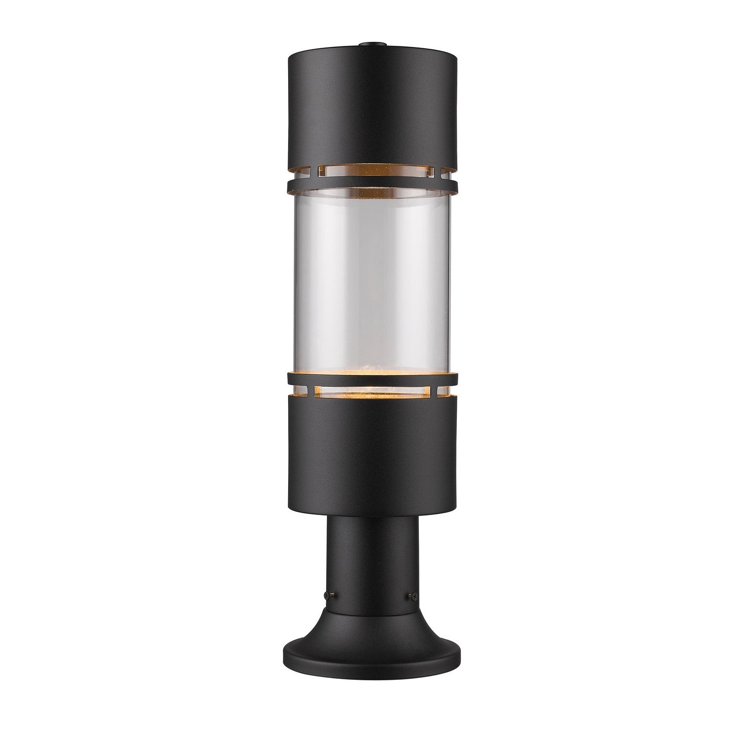 Z-Lite - 553PHB-553PM-BK-LED - LED Outdoor Pier Mounted Fixture - Luminata - Black