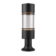 Z-Lite - 553PHB-553PM-BK-LED - LED Outdoor Pier Mounted Fixture - Luminata - Black