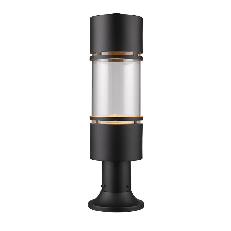 Z-Lite - 553PHB-553PM-BK-LED - LED Outdoor Pier Mounted Fixture - Luminata - Black