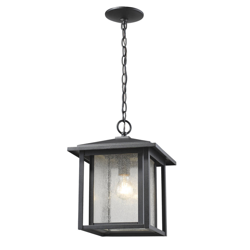 Z-Lite - 554CHB-BK - One Light Outdoor Chain Mount Ceiling Fixture - Aspen - Black