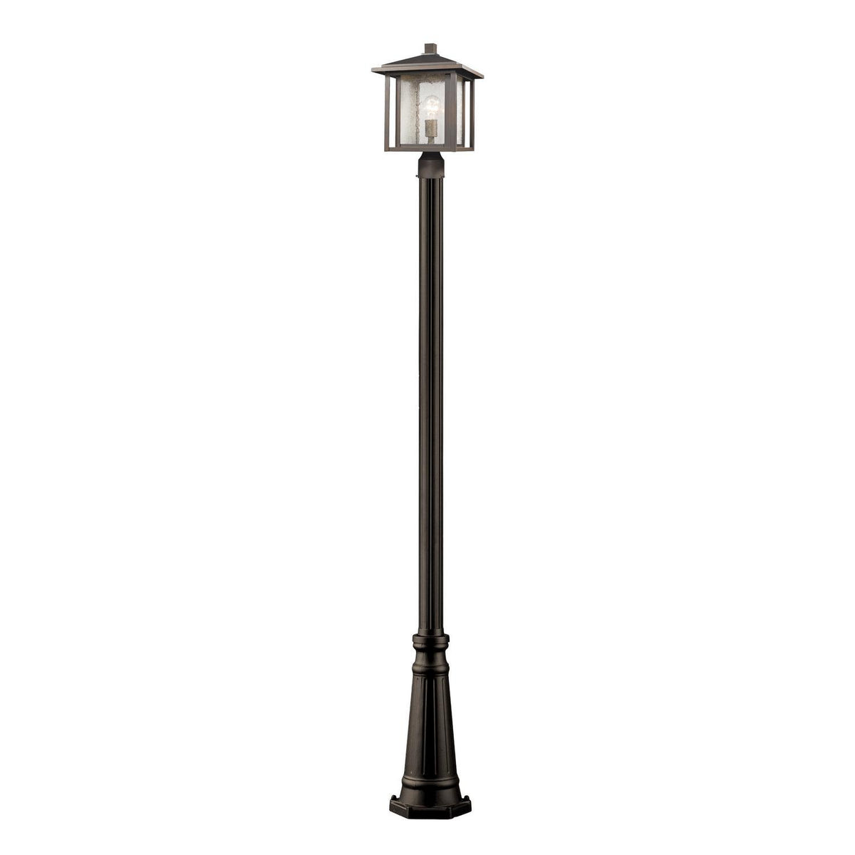 Z-Lite - 554PHB-519P-ORB - One Light Outdoor Post Mounted Fixture - Aspen - Oil Rubbed Bronze