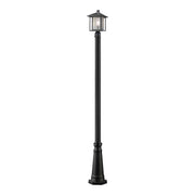 Z-Lite - 554PHM-519P-BK - One Light Outdoor Post Mounted Fixture - Aspen - Black