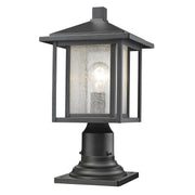 Z-Lite - 554PHM-533PM-BK - One Light Outdoor Pier Mounted Fixture - Aspen - Black