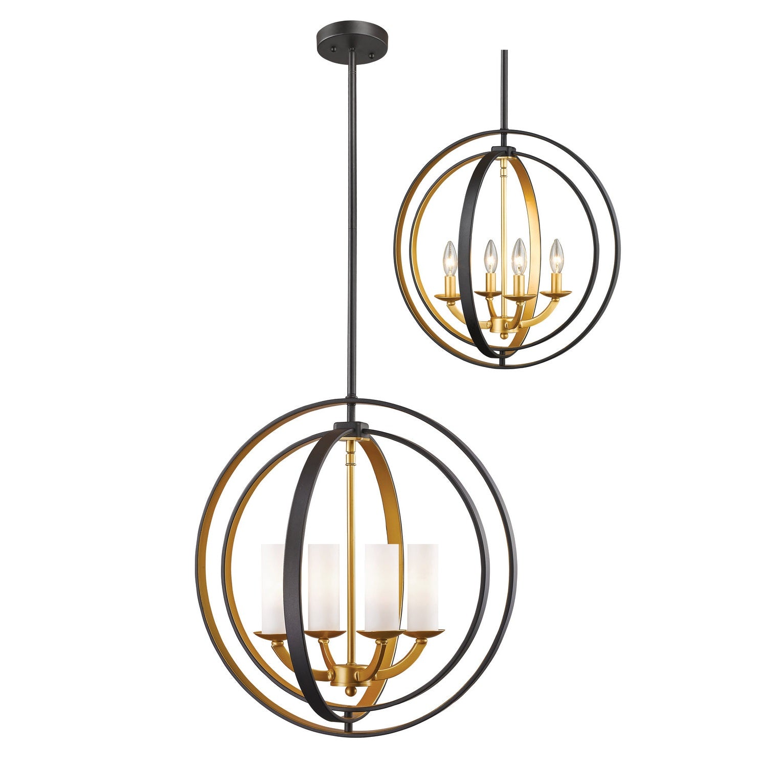 Z-Lite - 6002-4S-BZGD - Four Light Chandelier - Ashling - Bronze Gold