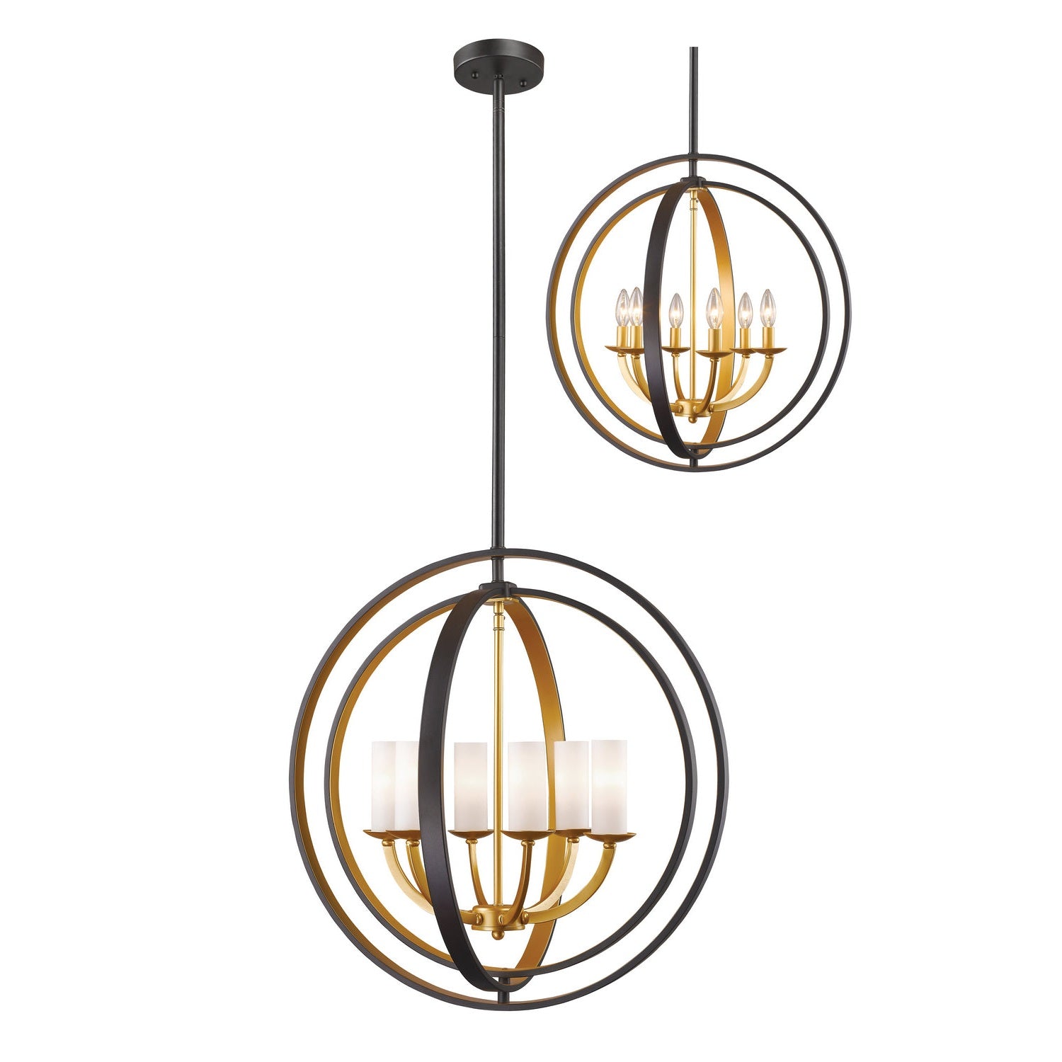 Z-Lite - 6002-6L-BZGD - Six Light Chandelier - Ashling - Bronze Gold