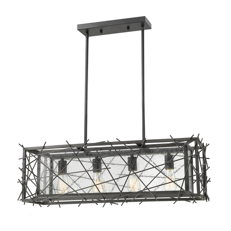 Z-Lite - 8000-4L-BRZ - Four Light Linear Chandelier - Stanwood - Bronze