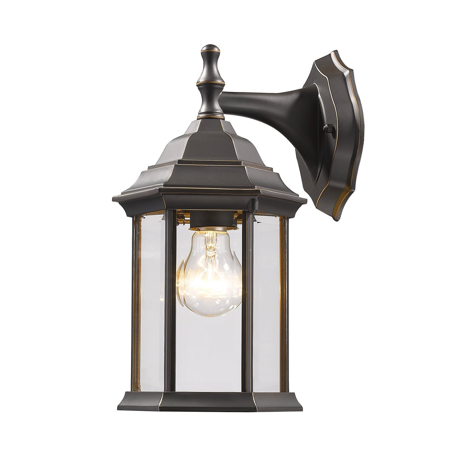 Z-Lite - T21-ORB - One Light Outdoor Wall Light - Waterdown - Oil Rubbed Bronze