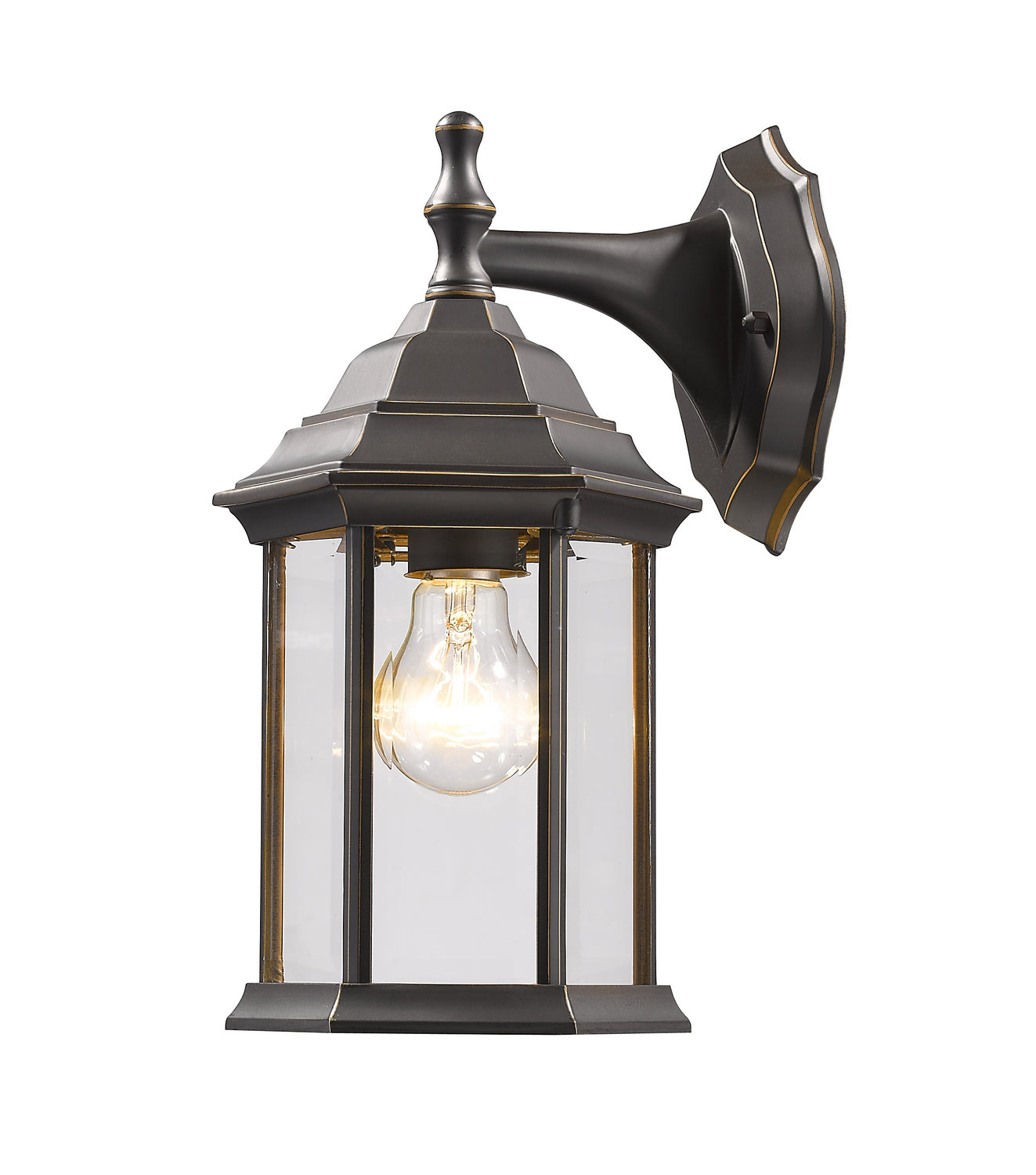 Z-Lite - T21-ORB - One Light Outdoor Wall Light - Waterdown - Oil Rubbed Bronze
