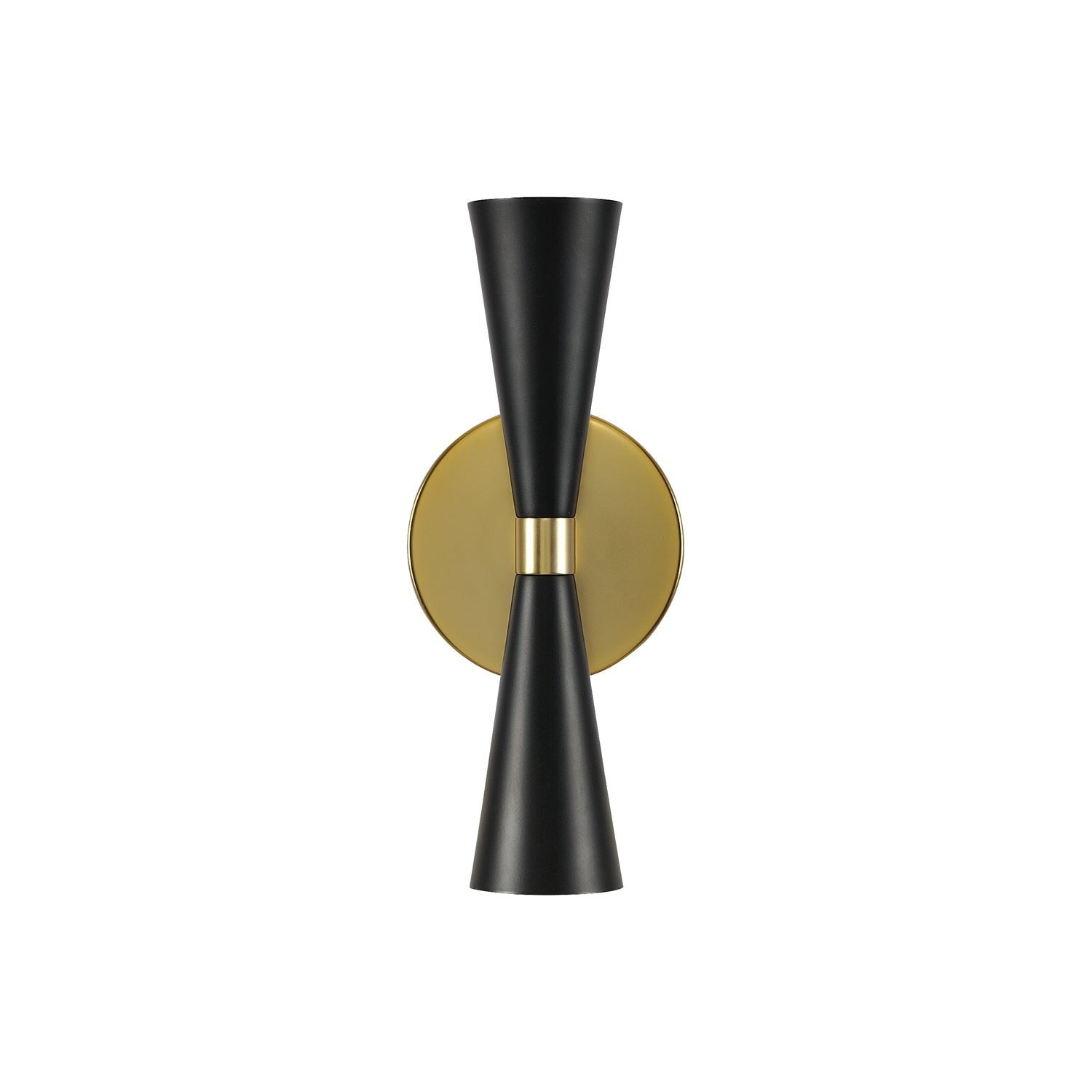 Kalco - 310422BVB - LED Wall Sconce - Milo - Black and Vintage Brass