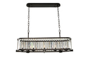 Kalco - 314254SB - Five Light Island Pendant - Essex - Sienna Bronze
