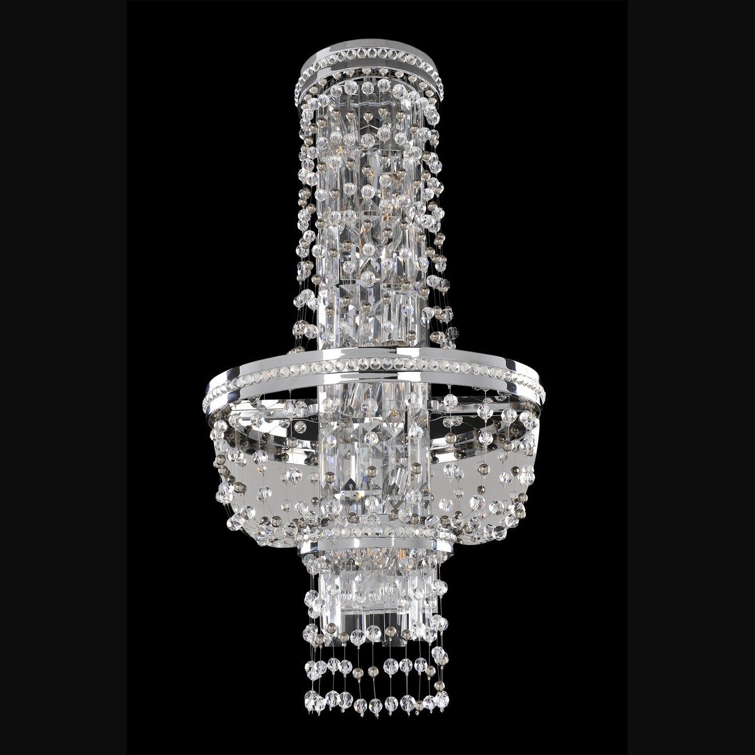 Allegri - 020321-010-FR001 - Five Light Wall Bracket - Capri - Chrome