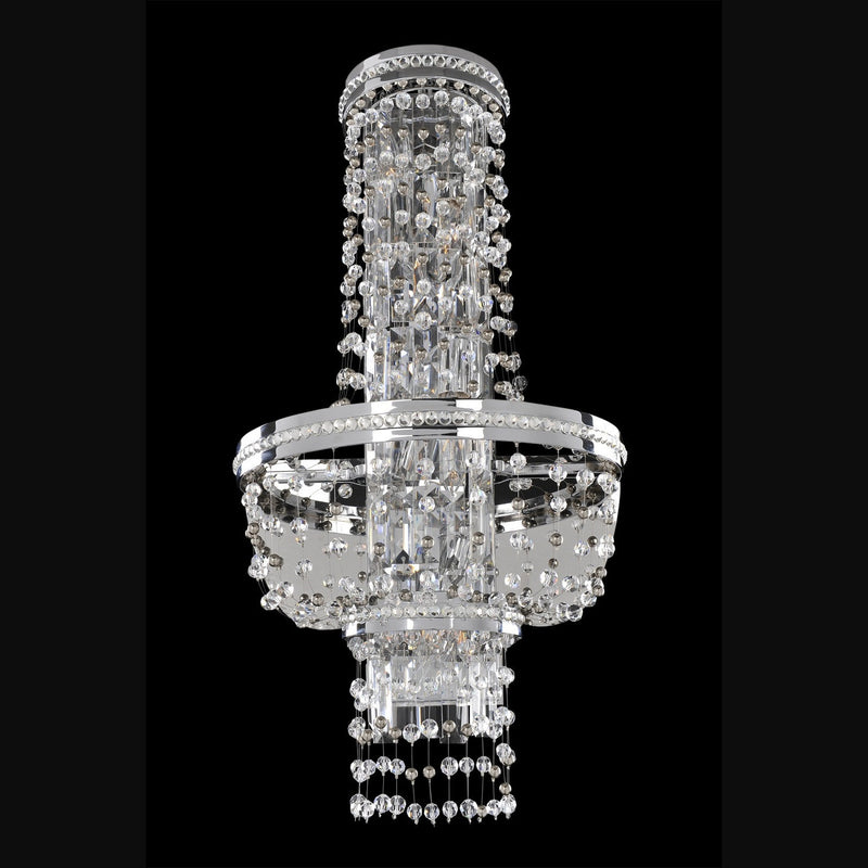 Allegri - 020321-010-FR001 - Five Light Wall Bracket - Capri - Chrome