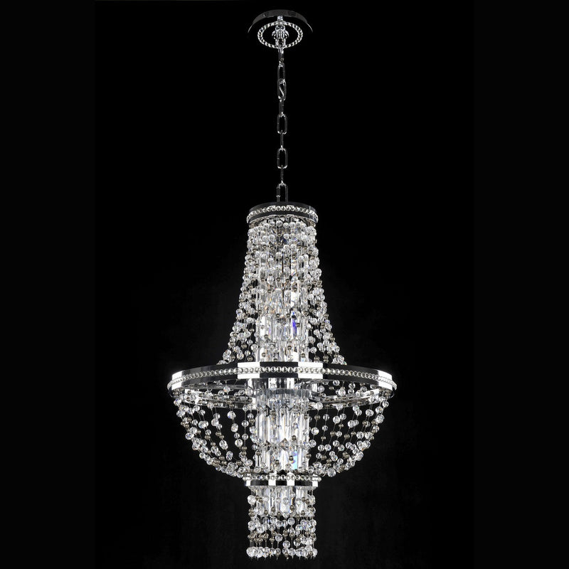 Allegri - 020370-010-FR001 - Four Light Pendant - Capri - Chrome