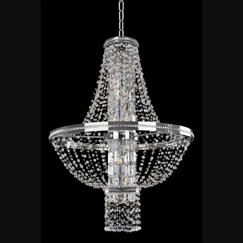 Allegri - 020372-010-FR001 - Ten Light Pendant - Capri - Chrome