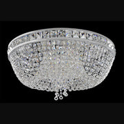Allegri - 027341-010-FR001 - Six Light Flush Mount - Cascata - Chrome