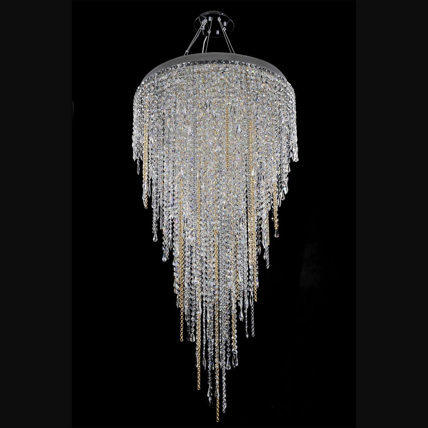 Allegri - 028252-010-FR001 - 16 Light Convertible Pendant - Flush Mount - Tenuta - Chrome