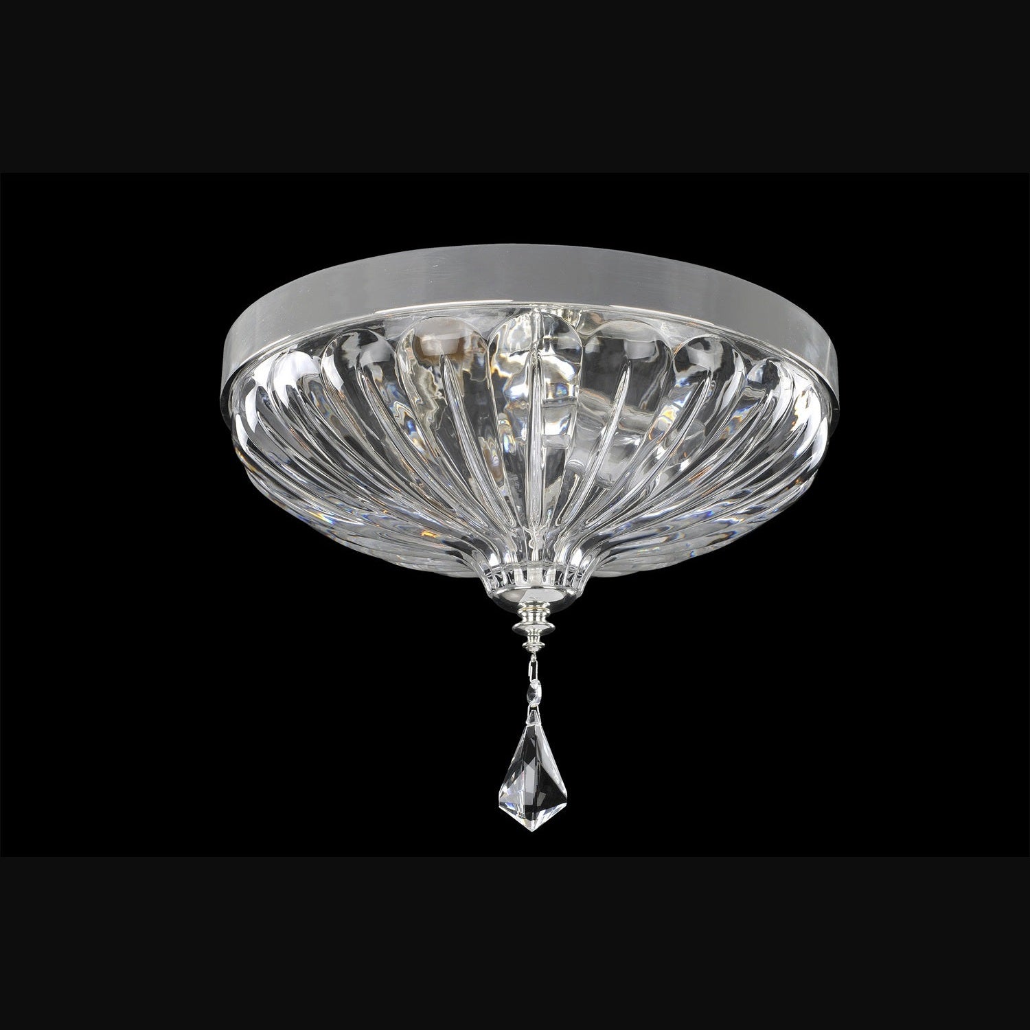 Allegri - 028540-017-FR001 - Two Light Flush Mount - Orecchini - Two Tone Silver