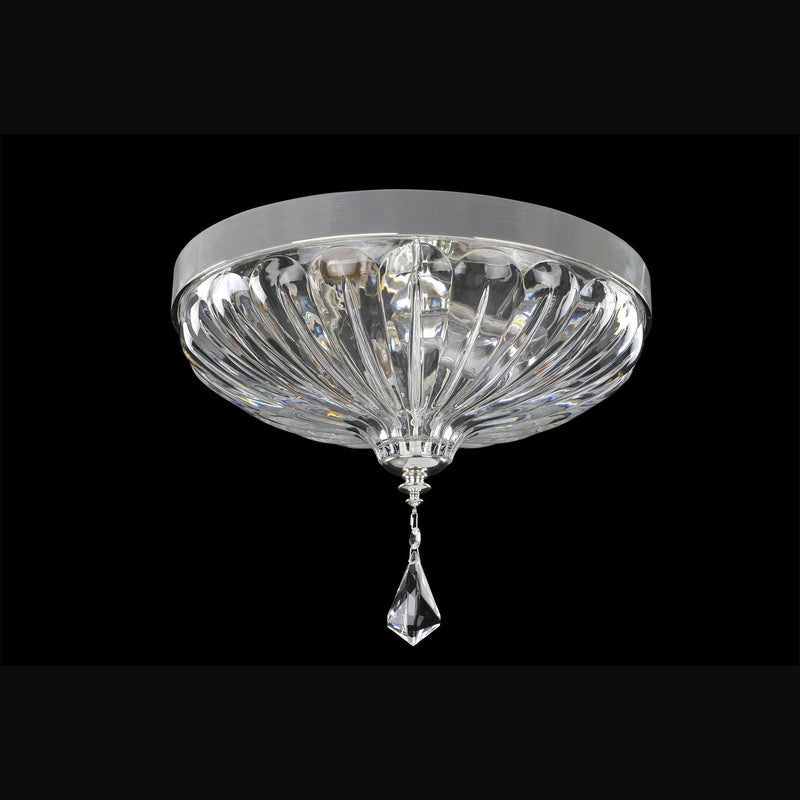 Allegri - 028540-017-FR001 - Two Light Flush Mount - Orecchini - Two Tone Silver