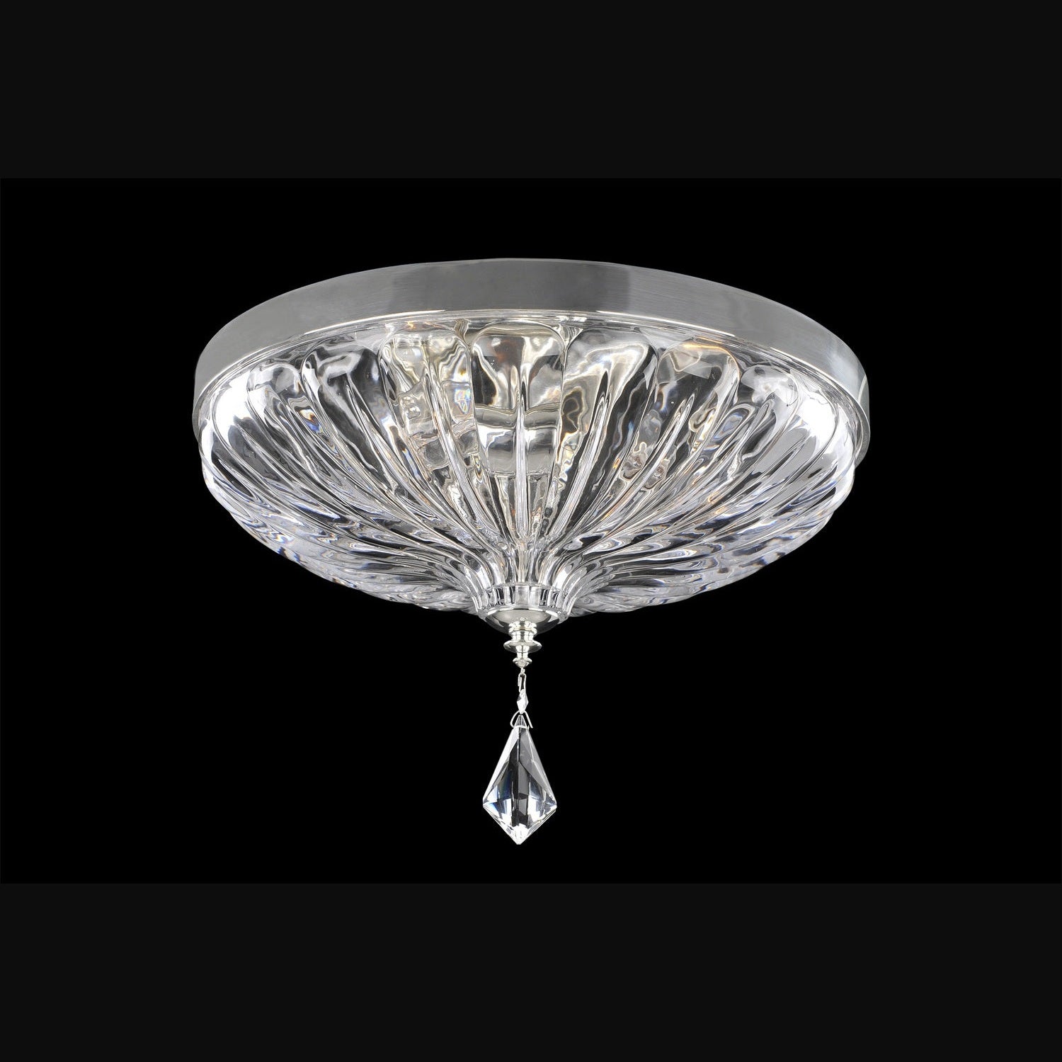 Allegri - 028541-017-FR001 - Three Light Flush Mount - Orecchini - Two Tone Silver