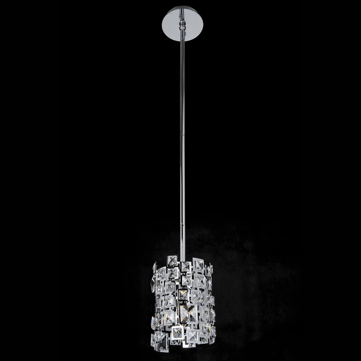 Allegri - 028950-010-FR001 - One Light Mini Pendant - Dolo - Chrome