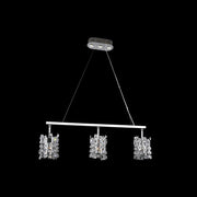 Allegri - 028951-010-FR001 - Three Light Island Pendant - Dolo - Chrome
