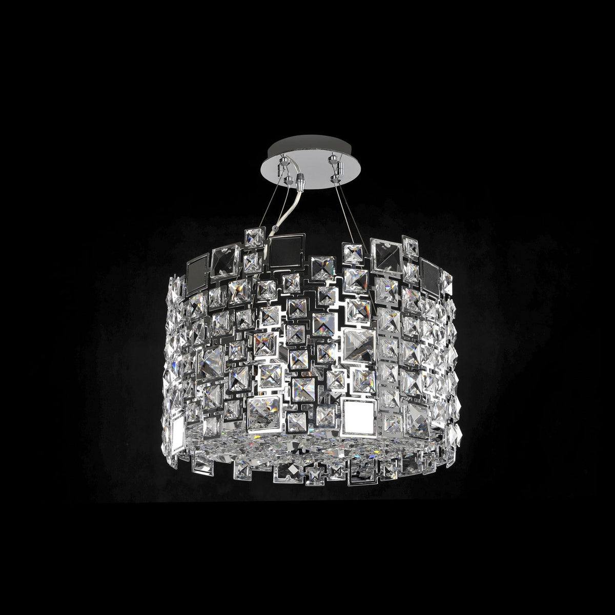 Allegri - 028952-010-FR001 - Four Light Pendant - Dolo - Chrome
