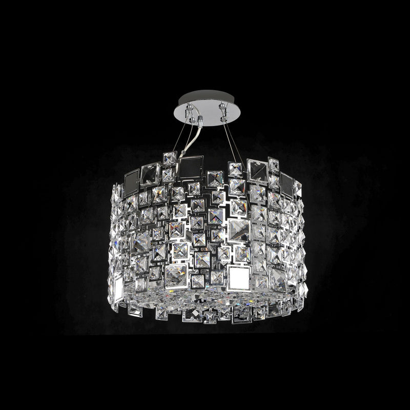 Allegri - 028952-010-FR001 - Four Light Pendant - Dolo - Chrome