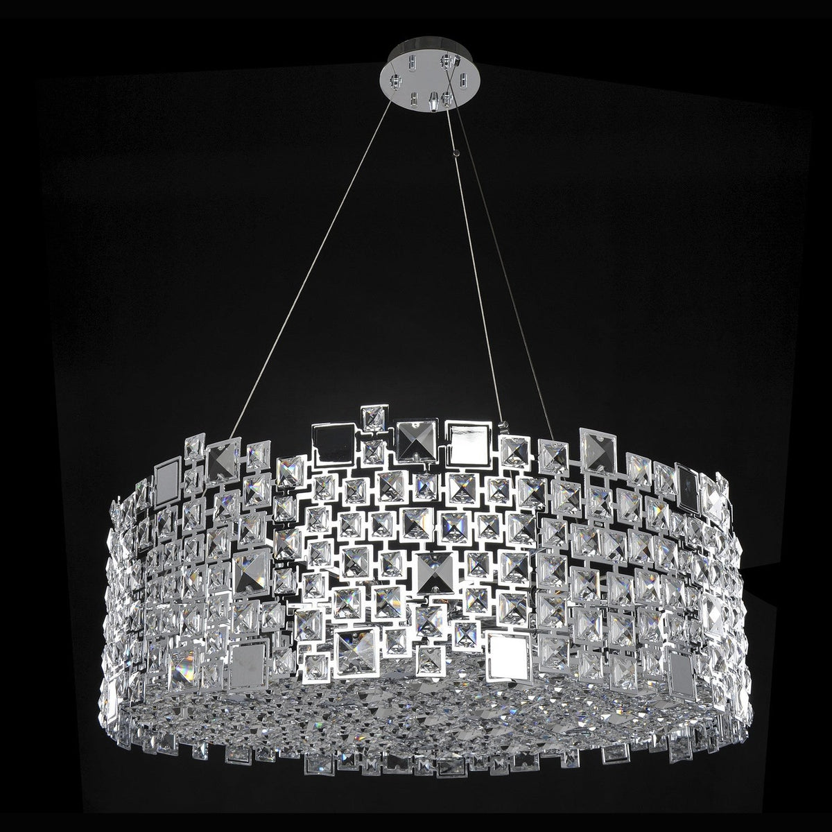 Allegri - 028954-010-FR001 - 12 Light Pendant - Dolo - Chrome