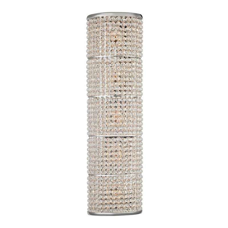 Hudson Valley - 1025-PN - Five Light Wall Sconce - Sherrill - Polished Nickel
