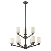 Z-Lite - 411-9 - Nine Light Chandelier - Montego - Coppery Bronze